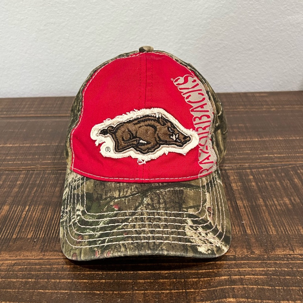Arkansas Razorbacks Camo Print Cap
